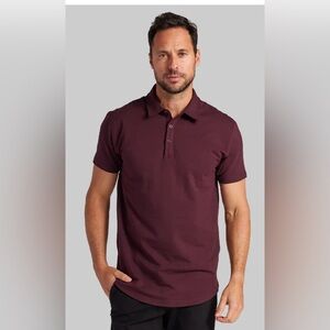 Classic Burgundy Polo Shirt for Men